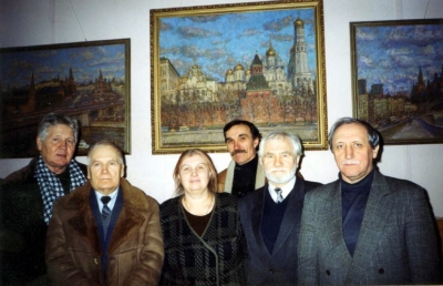 На патриотическом вечере. 2004 г.