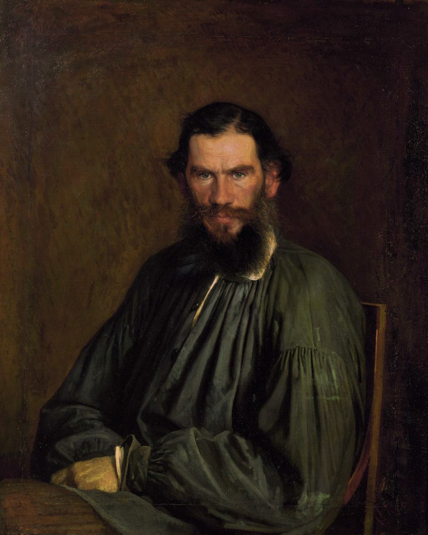 Портрет писателя Льва Николаевича Толстого.