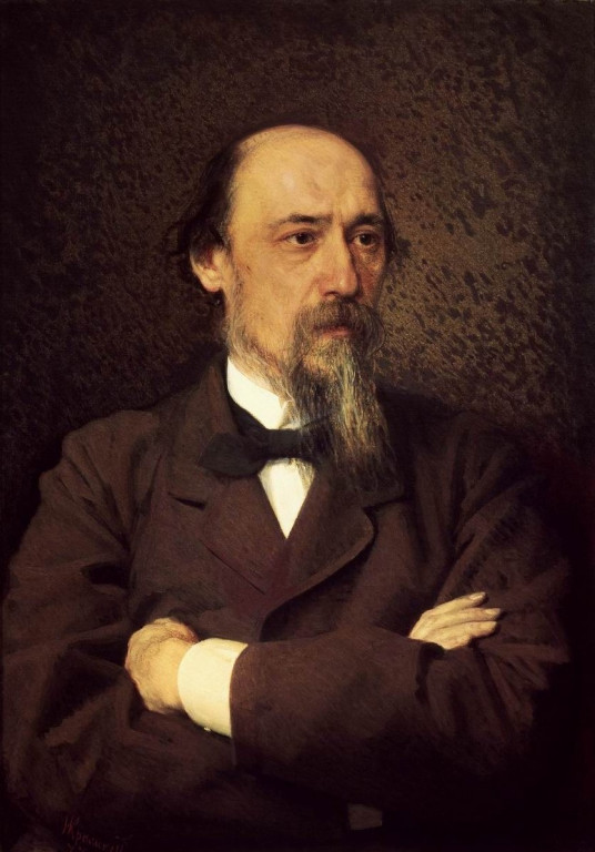Портрет поэта Николая Алексеевича Некрасова.