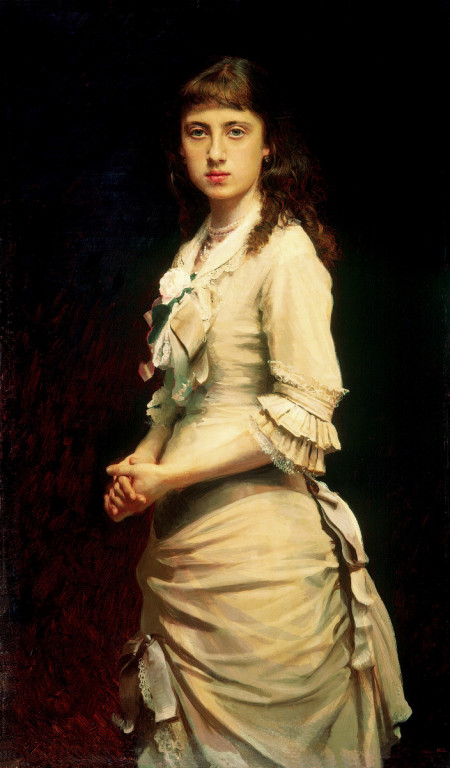Портрет Софьи Ивановны Крамской, дочери художника.