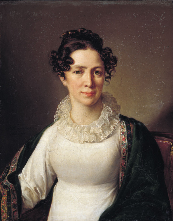 Портрет Анны Андреевны Тропининой, сестры художника. 