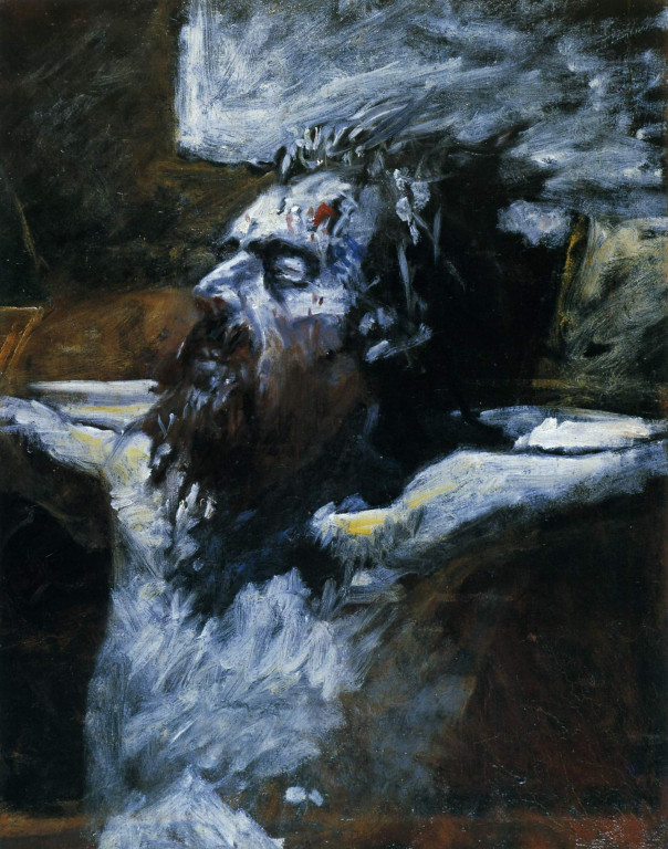 Голова распятого Христа .