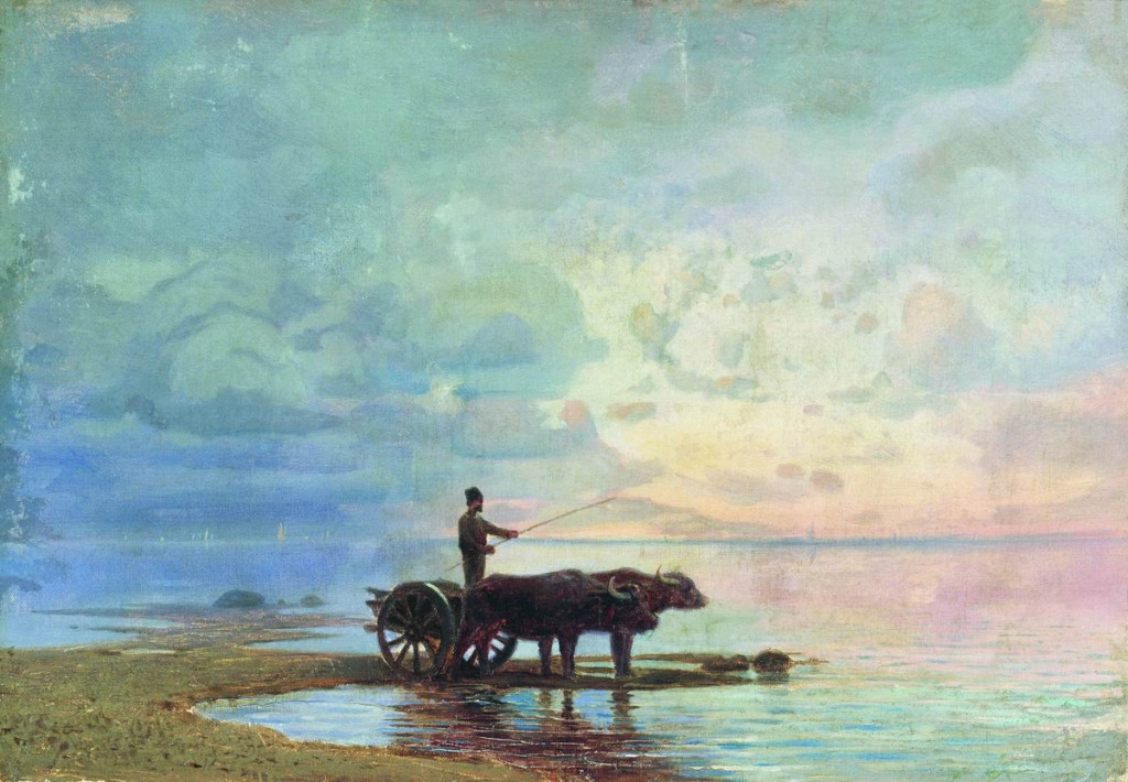 На берегу моря. 