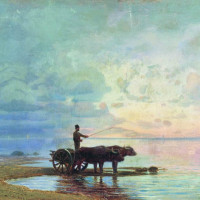 На берегу моря. 